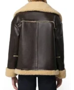 Not Suitable for Work Abby Chilukuri Shearling Leather Jacket