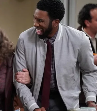 Nyambi Nyambi Night Court S03 Grey Jacket
