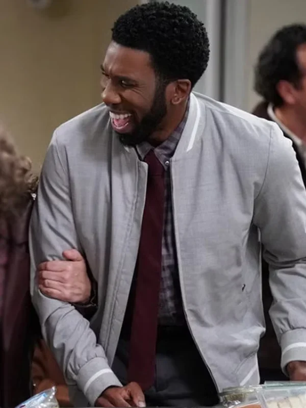 Nyambi Nyambi Night Court S03 Grey Jacket