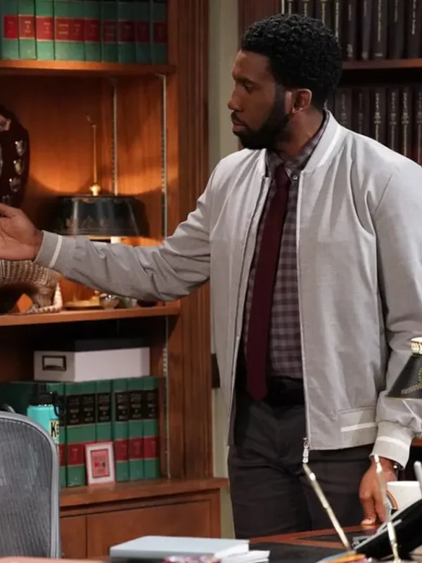 Nyambi Nyambi Night Court S03 Grey Jacket
