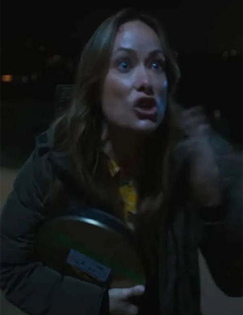Olivia Wilde The Studio S01 Green Coat