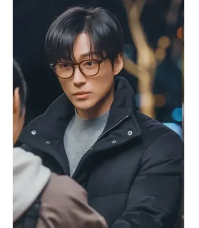Our Movie Lee Je-ha Black Puffer Jacket
