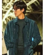 Our Movie Lee Je-ha Blue Suede Jacket