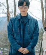 Our Movie Lee Je-ha Blue Suede Jacket