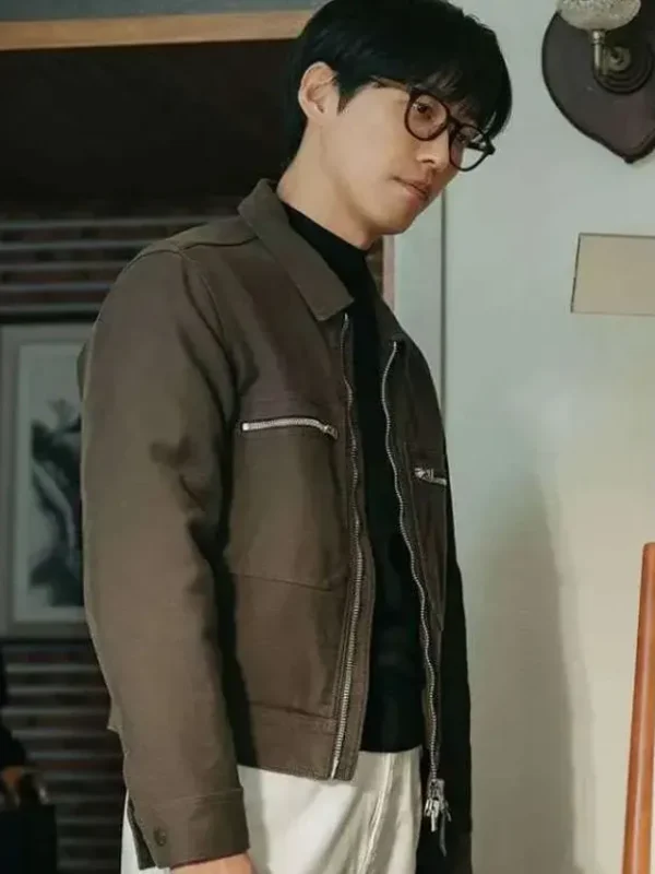 Our Movie Lee Je-ha Brown Cotton Jacket