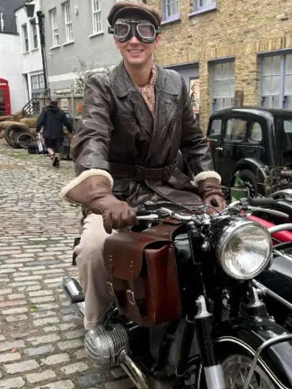 Outrageous Calam Lynch Brown Leather Coat
