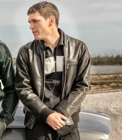 Pablo Cobo Malditos Black Leather Jacket