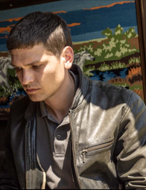Pablo Cobo Malditos Black Leather Jacket
