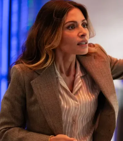 Paradise S01 Sarah Shahi Grey Blazer