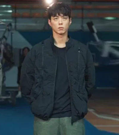 Park Bo-gum Good Boy S01 Black Bomber Jacket