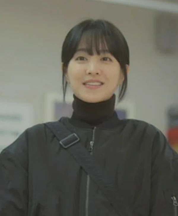 Park Bo-young Our Unwritten Seoul S01 Black Bomber Jacket