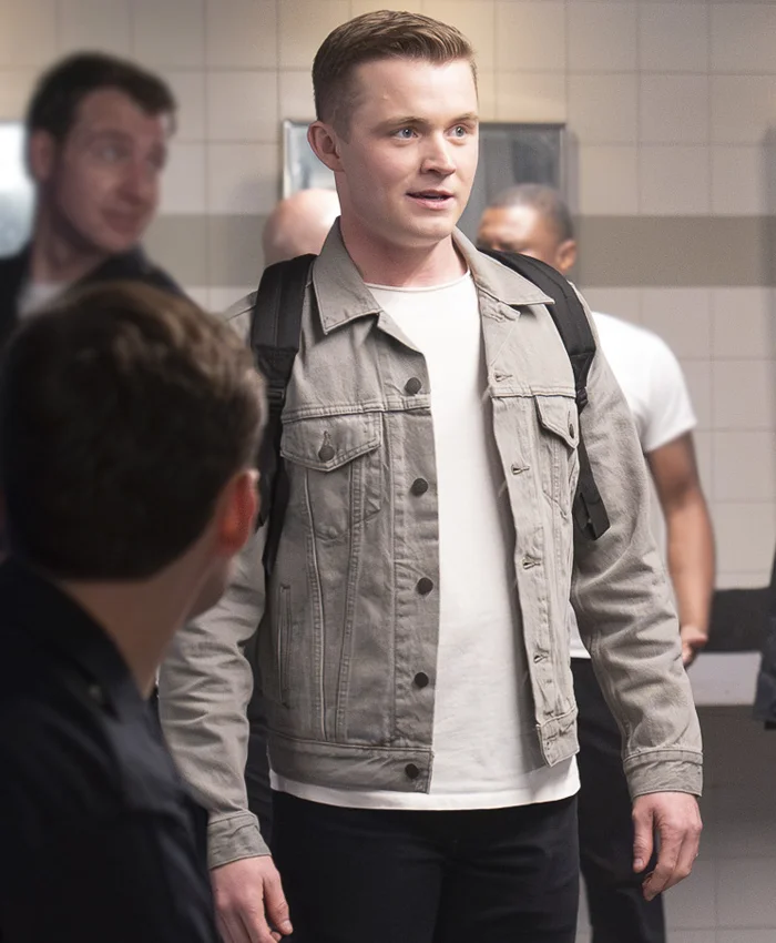 Patrick Keleher The Rookie S07 Grey Denim Jacket Patrick Keleher The Rookie S07 Grey Denim Jacket