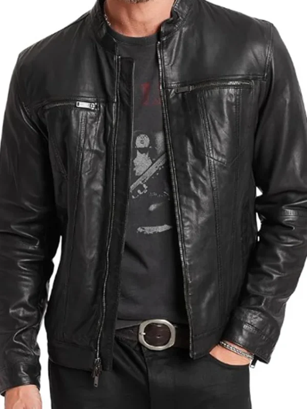 Patrick Quinn Going Dutch S01 Black Leather Jacket