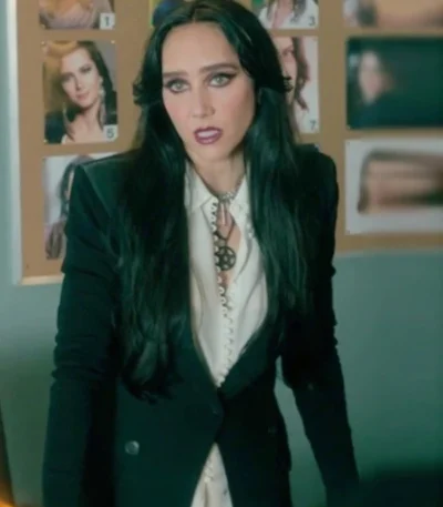 Patty Guggenheim Twisted Metal S02 Black Blazer