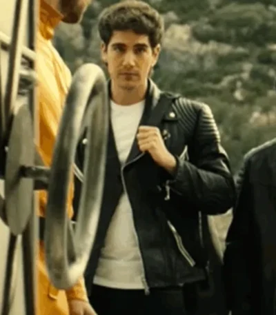 Pau Simon Billionaires’ Bunker S01 Black Leather Jacket