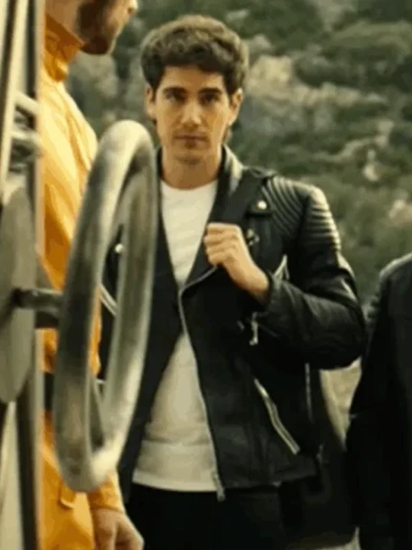 Pau Simon Billionaires’ Bunker S01 Black Leather Jacket