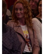 Phyllis Diaz Murder in a Small Town S02 Pink Leather Jacket