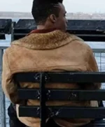 Pose Ricky Brown Suede Shearling Jacket