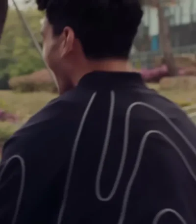 Q XO Kitty S02 Black Bomber Jacket