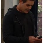 Rafe Hernandez Days Of Our Lives Black Hooded Jacket