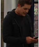 Rafe Hernandez Days Of Our Lives Black Hooded Jacket