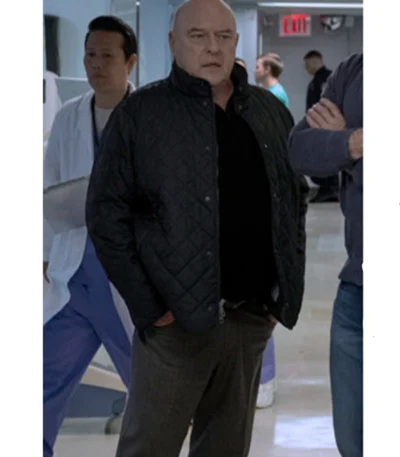 Randall Stabler Law and Order Organized Crime S05 Black Quilted Jacket