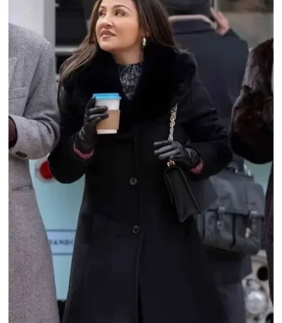 Relationship Goals Annie Gonzalez Black Wool Coat
