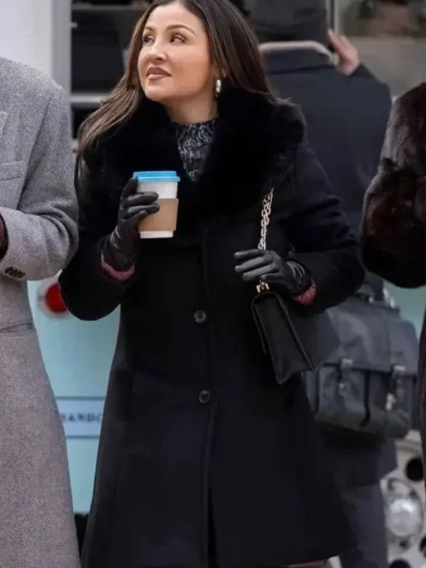 Relationship Goals Annie Gonzalez Black Wool Coat