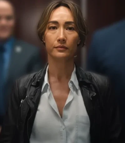 Renee Ballard S01 Black Leather Jacket