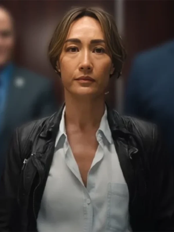 Renee Ballard S01 Black Leather Jacket