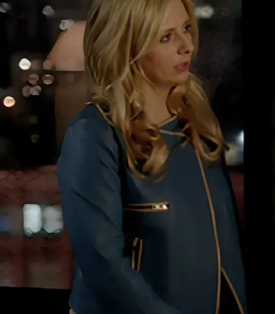 Ringer S01 Sarah Michelle Gellar Blue Jacket