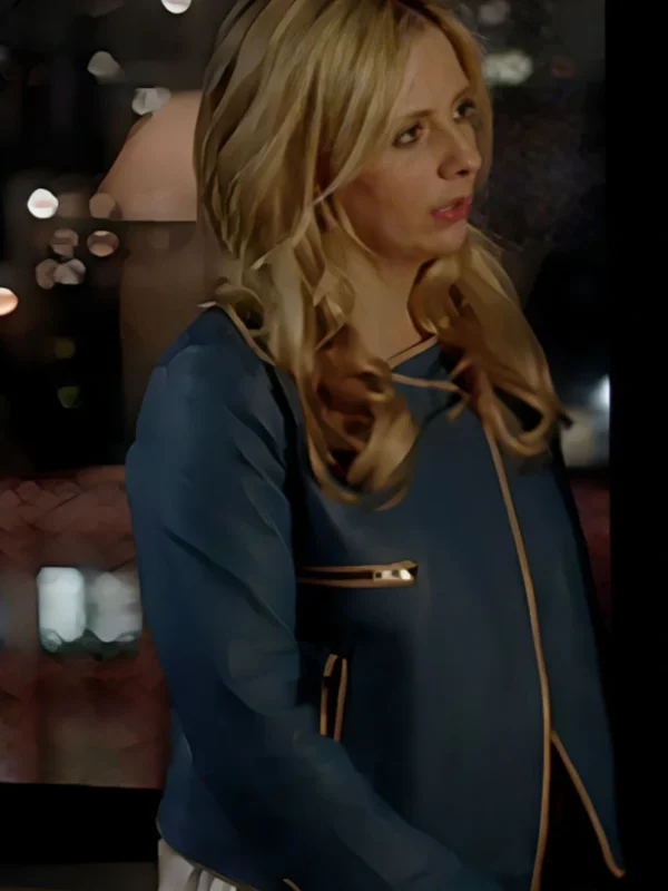 Ringer S01 Sarah Michelle Gellar Blue Jacket