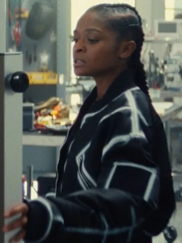 Riri Williams Ironheart Black Bomber Jacket
