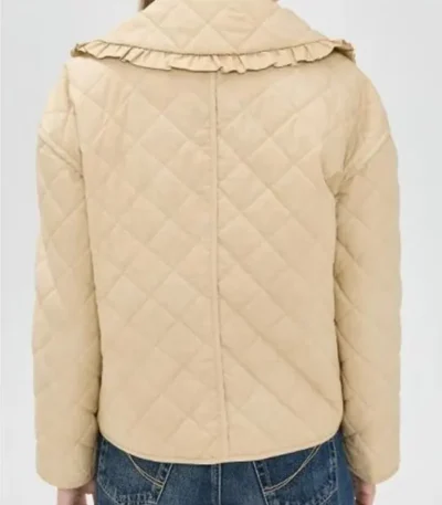 Roast My Rental Jasmine Roth Ruffled Collar Jacket