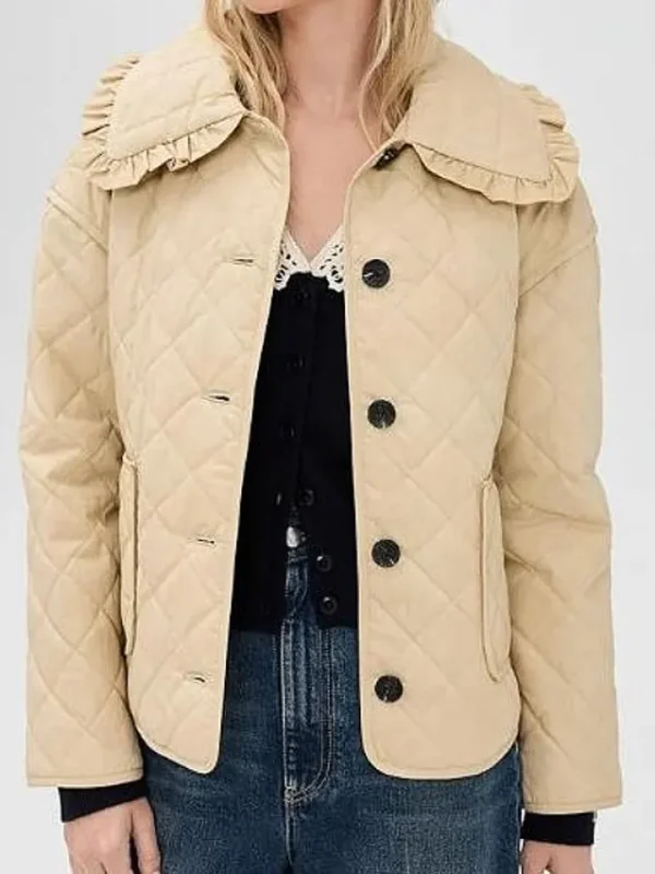 Roast My Rental Jasmine Roth Ruffled Collar Jacket