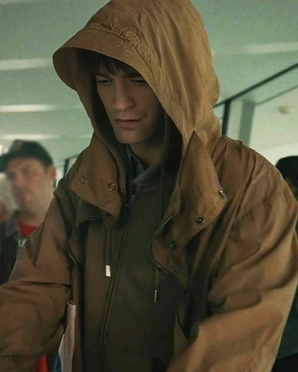Robert Pattinson Mickey 17 Brown Hooded Jacket Robert Pattinson Mickey 17 Brown Hooded Jacket