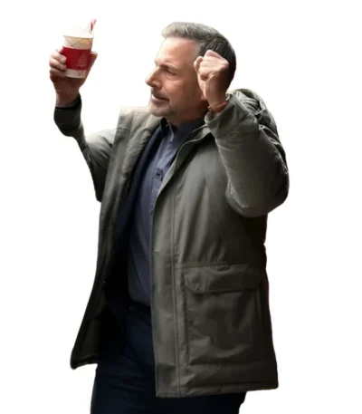 Rooster Steve Carell Hooded Jacket