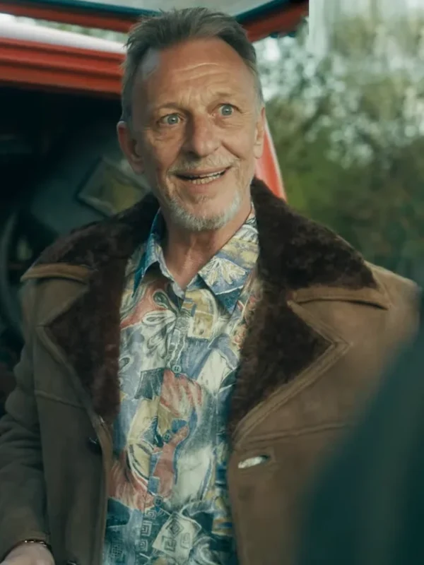 Rory Mullen Video Nasty S01 Brown Leather Coat