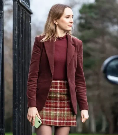 Rose Ayling-Ellis Code Of Silence S01 Maroon Blazer