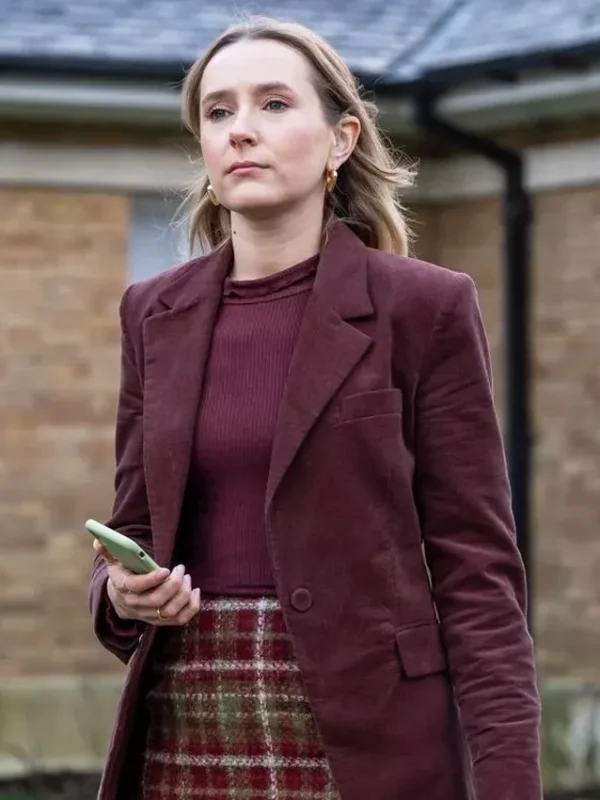 Rose Ayling-Ellis Code Of Silence S01 Maroon Blazer