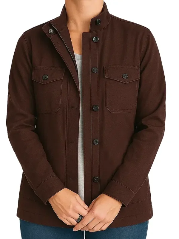 Rosemarie DeWitt Untamed S01 Maroon Jacket