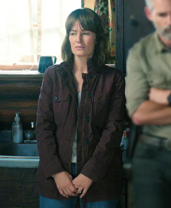 Rosemarie DeWitt Untamed S01 Maroon Jacket Rosemarie DeWitt Untamed S01 Maroon Jacket