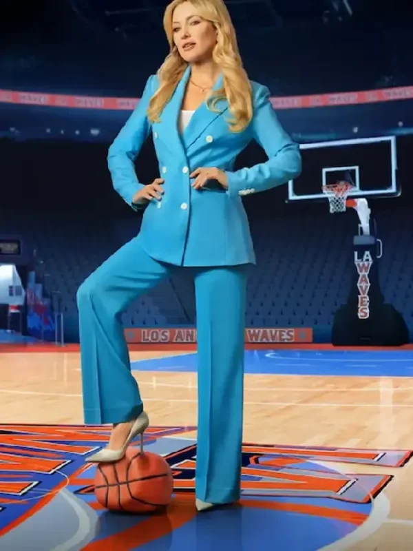 Running Point S02 Kate Hudson Blue Suit
