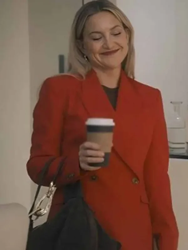 Running Point S02 Kate Hudson Red Blazer