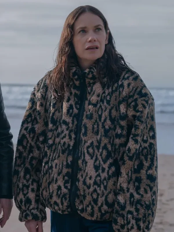 Ruth Wilson Down Cemetery Road S01 Sherpa Printed Jacket