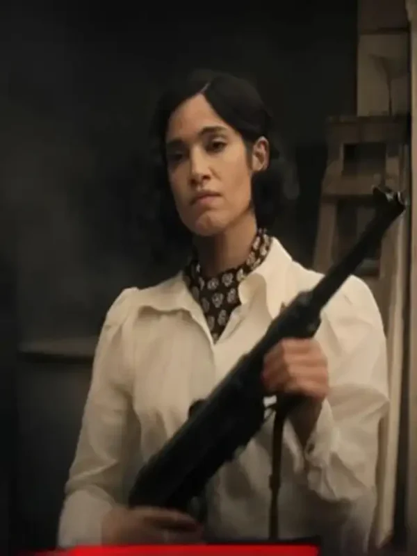 SAS Rogue Heroes S02 Eve Mansour White Shirt