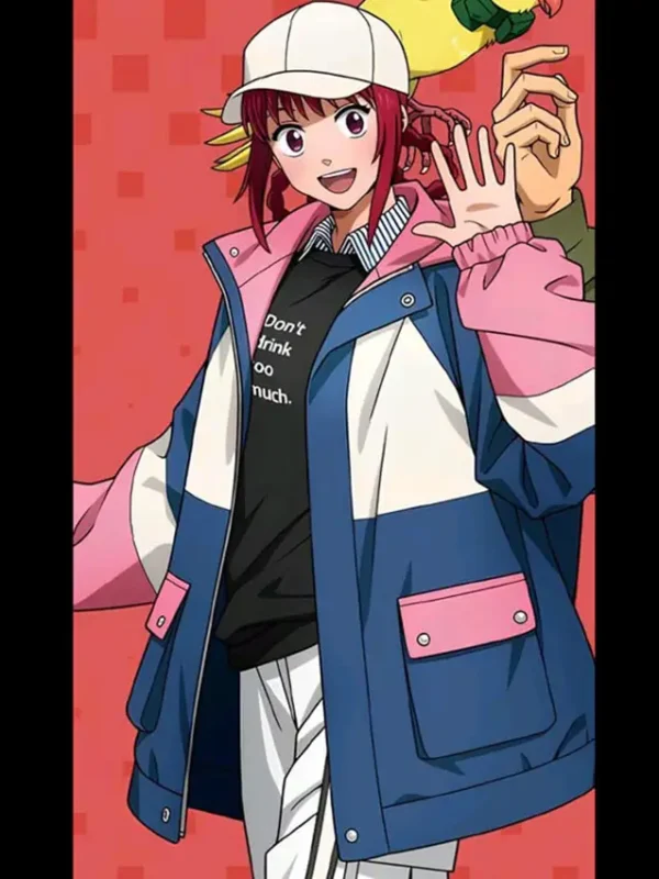 Sakamoto Days Lu Shaotang Blue and Pink Jacket
