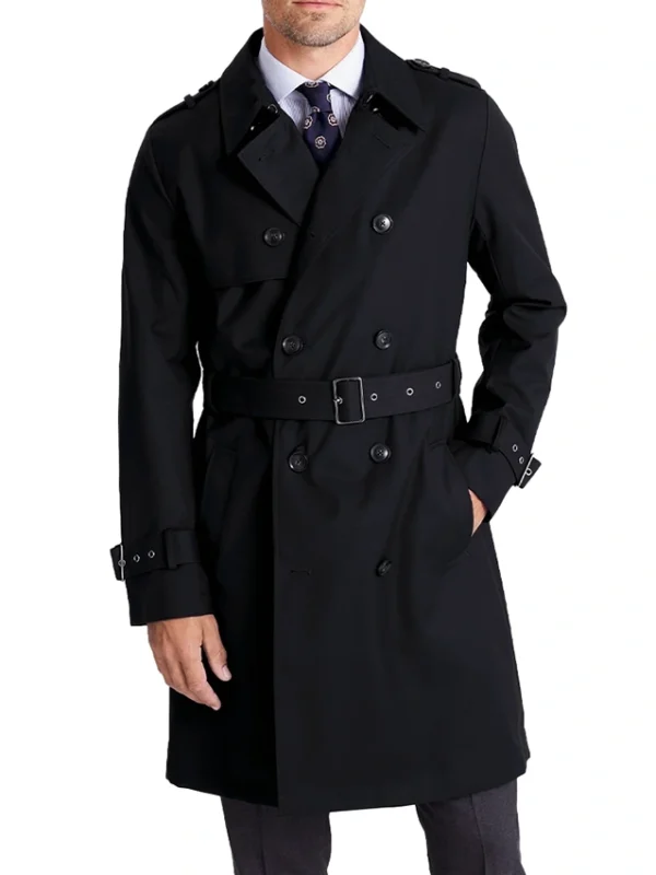 Sam Claflin Lazarus S01 Black Coat