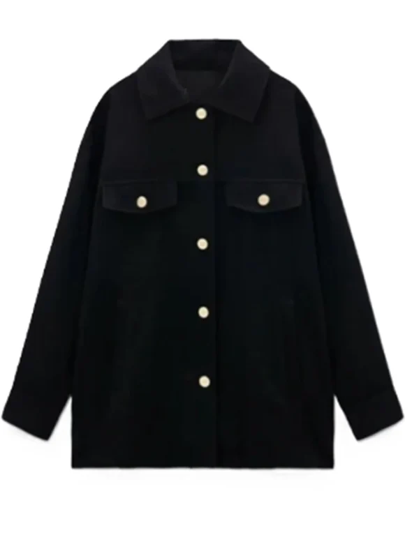 Sam Ghosts US S04 Black Wool Blend Jacket