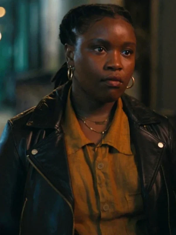 Samira Parker Ballard S01 Black Leather Jacket